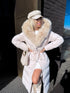 Long jacket "WINTER WEAR FC83" - LIGHT BEIGE